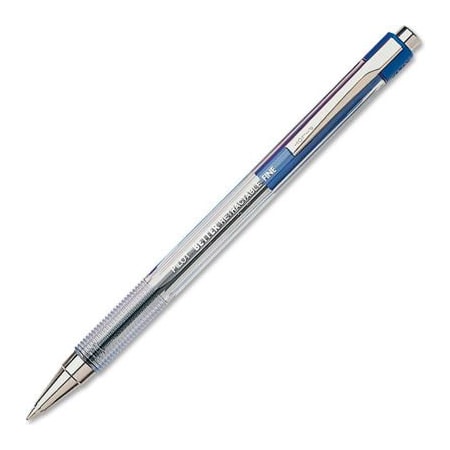 Pilot Pilot Better Retractable Ballpoint Pen, Refillable, Non-Slip Grip, Fine, Blue Ink, Dozen 30001